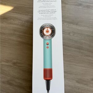 Dyson Mint and Orange Hair Dryer